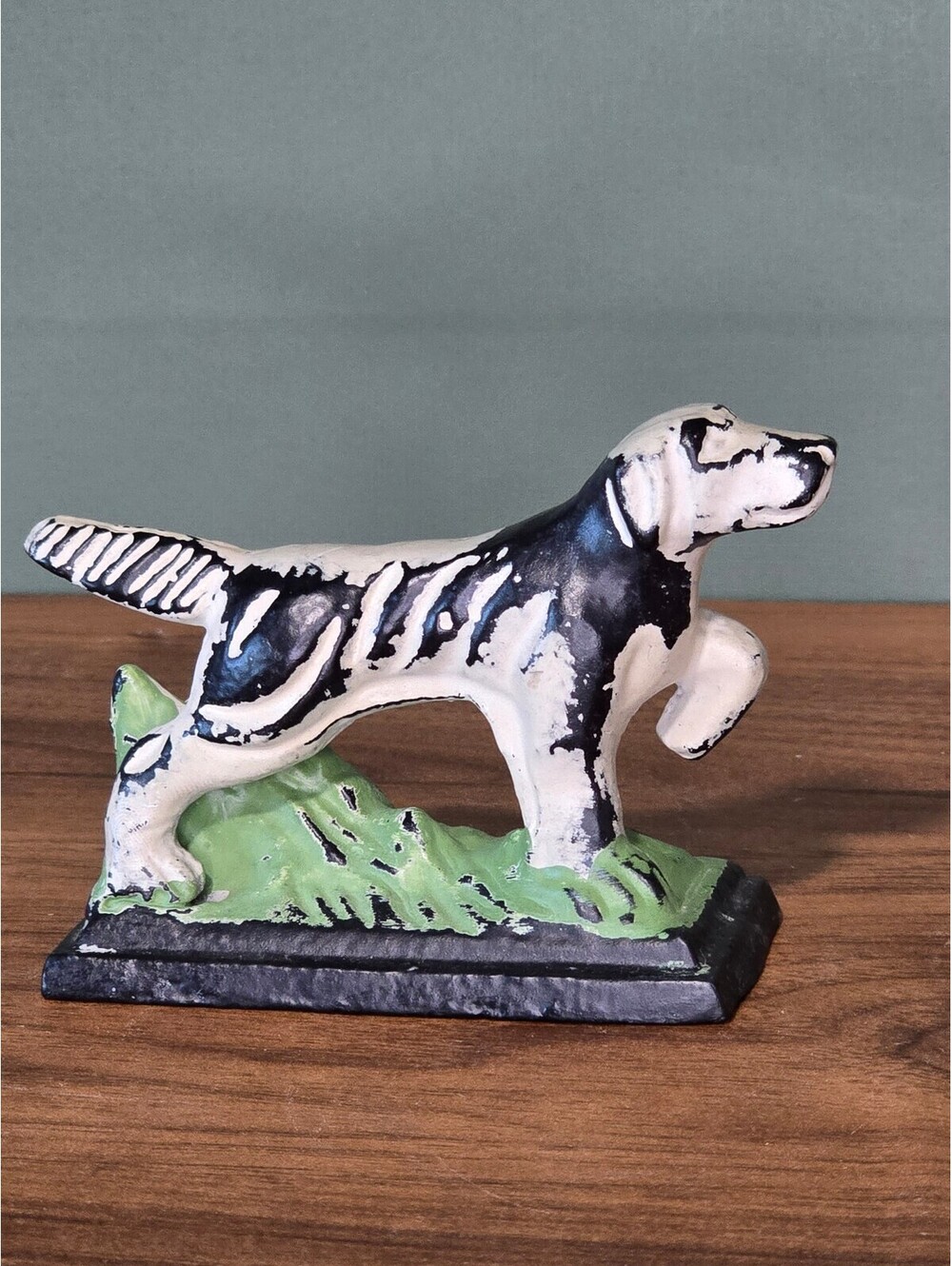 Pottery Barn Cast Iron Hunting Dog Pointer Bottle Opener Pointer Figurine